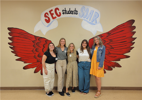 Education Majors from East Stroudsburg University at Swiftwater Elementary School